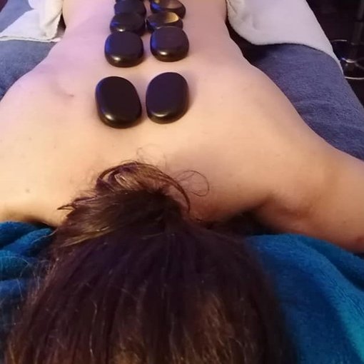 Hot stone massage therapy